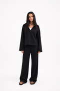 Black Linen set