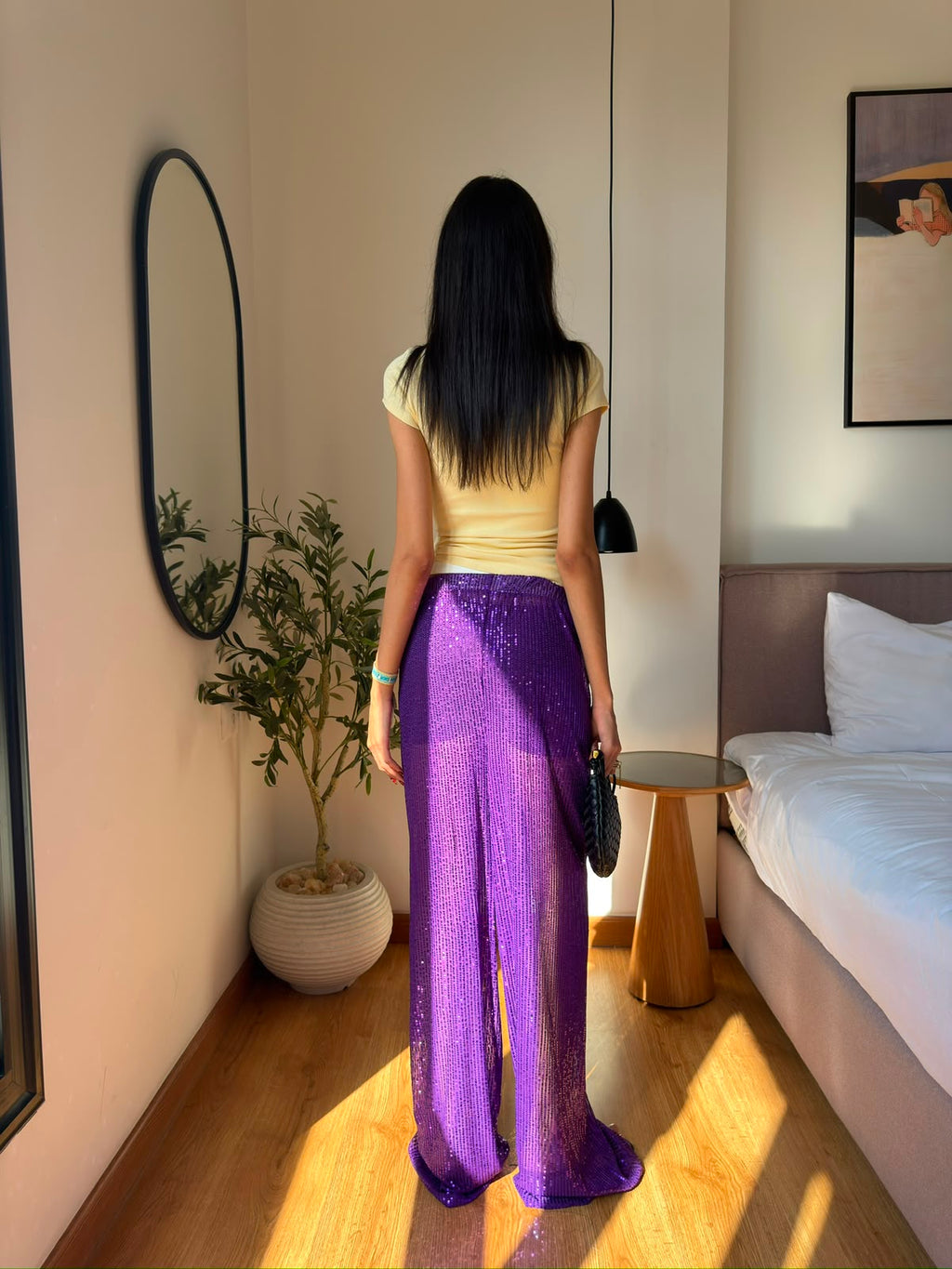 Purple Disco pants
