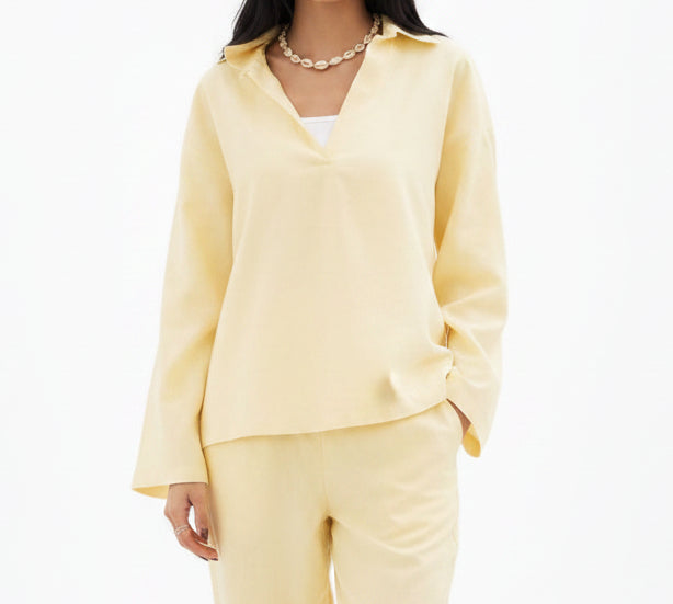 Butter yellow top